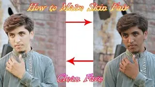 How to Make Skin Fair & Clean Face in adobe Photoshop 7.0 In Hindi/Urdu 2020