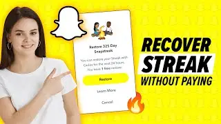 How to Restore Snapchat Streak Without Paying | Lost Snapchat Streak Recover (2024)