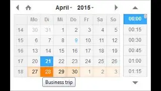 Input date and time in HTML& Javascript - DateTimePicker jQuery