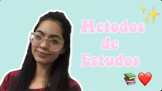 MÉTODOS DE ESTUDOS ❤️📒 | Ana Clara Lopes ❤️📚