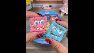 SpongeBob SquarePants Cotton Candy, recommended snacks, cute to explode, delicious and fun candies