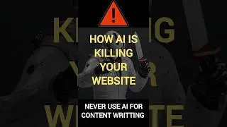 DANGER ! AI IS KILLING YOUR WEBSITE #seo #aicontent #shortsvideo #shorts #viralshorts