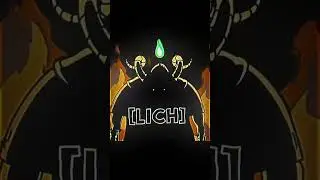 Lich vs Goku #anime #shorts #fyp