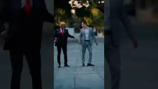 Elon and Donald Staying Alive Dance