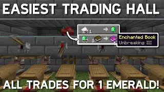 Best Villager Trading Hall Minecraft 1.21 - With Zombie Discounts!