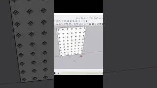 Create grilles grating or perforated screens / 1001bit plugin SketchUp #sketchups #interiordesign