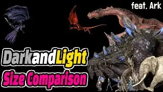 Dark and Light Fantasy Monsters SizeComparison (다크앤라이트 몬스터 크기비교)