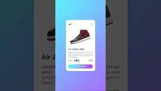 Product Card UI Design