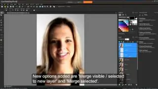 New Layer Merge Options in PaintShop Pro X8