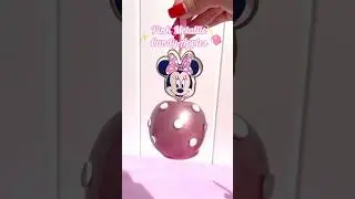 Pink Metallic Candy Apples | Minnie Mouse Party Treats #shorts #minniemouse #desserttable