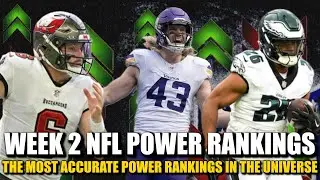 Week 2 NFL Power Rankings 🔥🔥🔥 (The Most Accurate in the Universe)