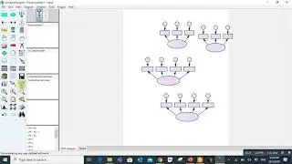 How to draw a simple SEM model in AMOS  (Video - 1)