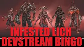 [WARFRAME] Infested Lich Devstream BINGO / Predictions | Koumei & The Five Fates