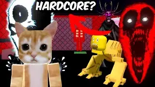 Roblox Doors HARDCORE RETRO MODE (New Entities)