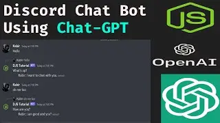 Advanced AI Chatbot for Discord using Chat GPT and NodeJS and Discord.JS | Chat GPT Project Tutorial