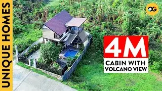 Inside This Tropical Glass Cabin With An Overlooking View of Taal | Unique Homes | OG