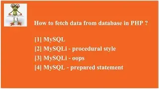 [SOLVED] How to fetch data from database in PHP?