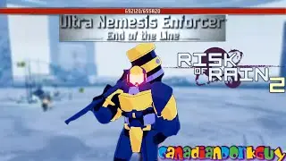 Defeating Ultra Nemesis Enforcer - Risk of Rain 2