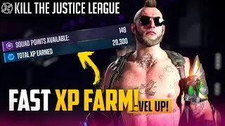 406,000 XP Per Hour! NEW XP FARMING METHOD! - Suicide Squad: Kill The Justice League