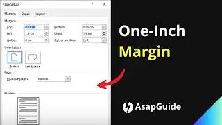 How to Put One Inch Margins on Microsoft Word