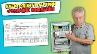 ⚡Резервне живлення квартири, схема, робота АВР, безперебійник для квартири, освітлення