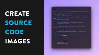 How to Create Beautiful Images of Your Code