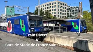 RER, Transilien, TER et TGV en IDF et Saint-Denis