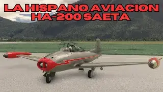 Microsoft Flight Simulator LA Hispano Aviacion HA-200 Saeta Quick Flight at LSPM-LSZL