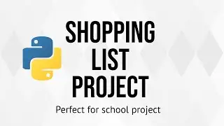 Python Project - Simple Shopping List