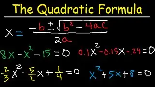 How To Use The Quadratic Formula To Solve Equations