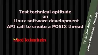 A technical question on API call to create a POSIX thread in linux