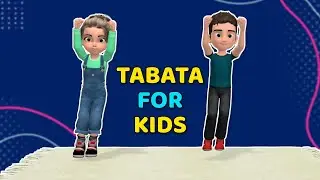 15 MIN TABATA FAT BURNING EXERCISE FOR KIDS