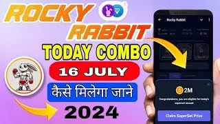 Rocky Rabbit Combo | Today Rocky Rabbit Combo Card | Rocky Rabbit Combo 16 July 2024