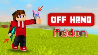 Off Hand Addon for MCPE 1.21.61+ | Java Like Offhand