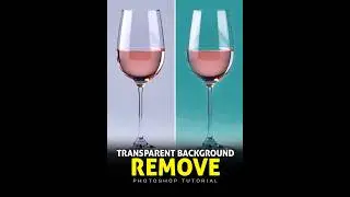 How to Remove Transparent Glass Background in photoshop Tutorial #ytshorts #shorts #photoshop #tips