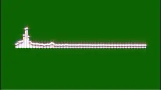 New green screen star line audio spectrum
