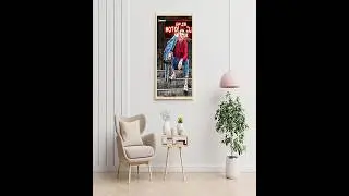 Easy way to place image on wall frame in Photoshop! 