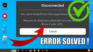 How to Fix Roblox Error Code 267 Short Video