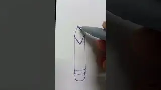 Drawing with letter 'M' #shorts #trending #drawing #education