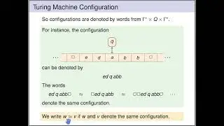 Automata Theory - Turing Machines