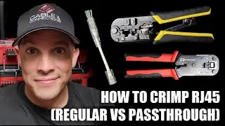 How To Crimp RJ45 Mod Plugs (Passthrough vs Regular)