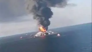 Oil Rig Deepwater Horizon Fire.wmv