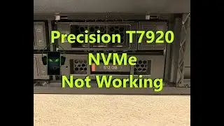 Valuable Precision T7920 NVMe Flex Bay Info (Also helpful for T5820 & T7820)