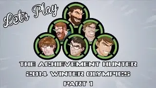 Let's Play - The Achievement Hunter 2014 Winter Olympics Part 1