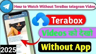 Without TeraBox Telegram video kaise dekhe | how to watch telegram videos without terabox | Telegram