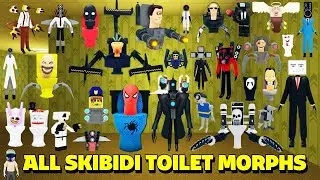 [ 💪 ] How to get ALL  SKIBIDI TOILETS MORPHS !   #roblox  #skibiditoilet