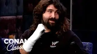 Mick Foley Explains How He Lost Part Of His Ear | Late Night with Conan O’Brien