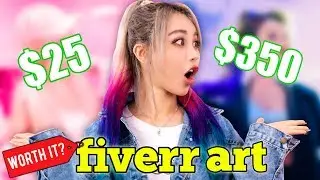 I Paid Professional Fiverr Artists To Draw Me! Cheap Vs Expensive Challenge