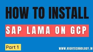 How to Install SAP LAMA | How to Install SAP LAMA on Google Cloud | SAP Netweaver 7.5 Installation