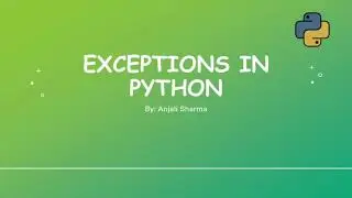 1. Exception Hanidling in Python | Types of Errors | Try, except | Python Lectures |